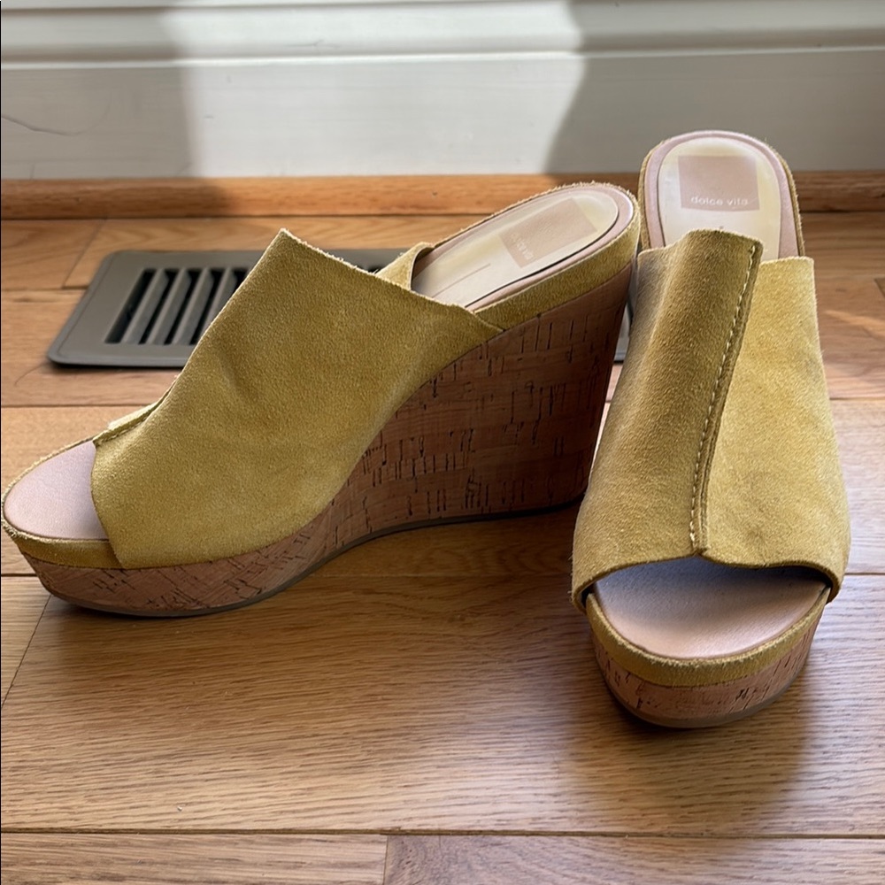Women's Suede Wedge Sandals